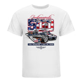 2026 Indy 500 Starting Field T-shirt in White - Front view