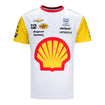 2023 Josef Newgarden Indy 500 Champion Jersey in white and yellow - front view