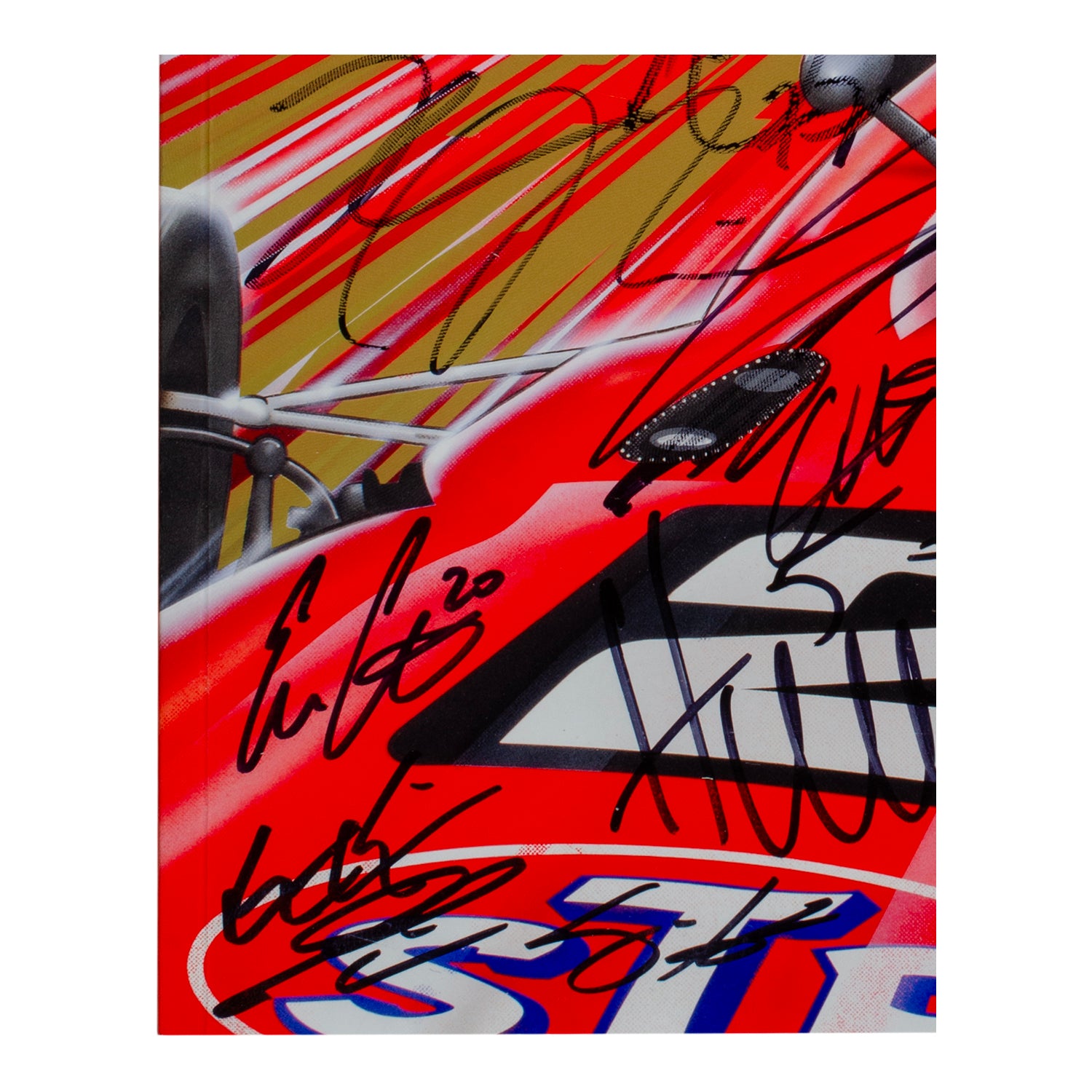 2019 Indy 500 Autographed Program - Bottom Left View