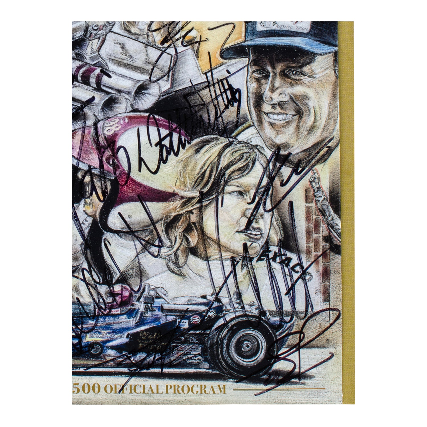2020 Indy 500 Autographed Program - Bottom Right View