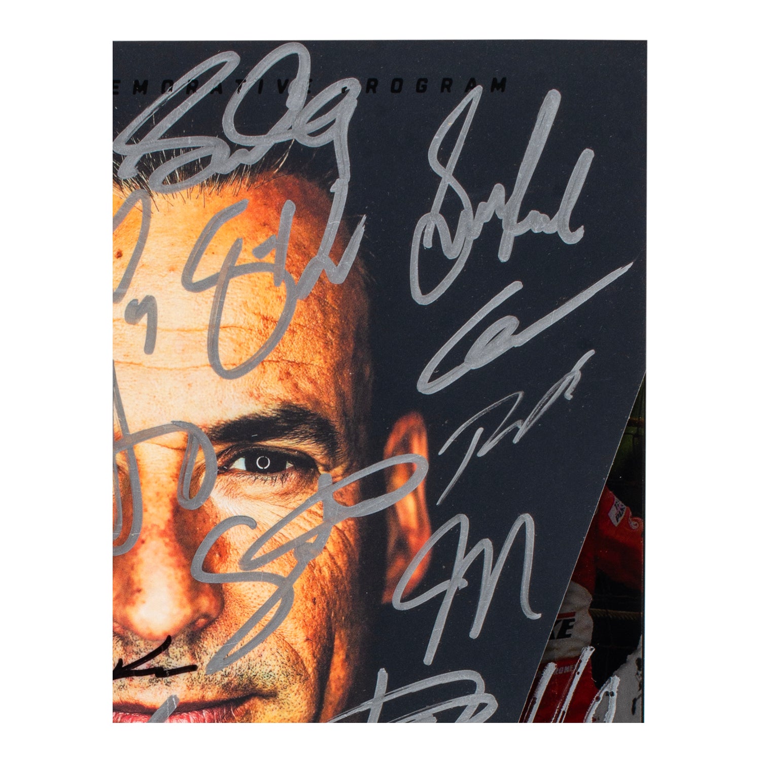 2022 Indy 500 Autographed Program - Top Right View