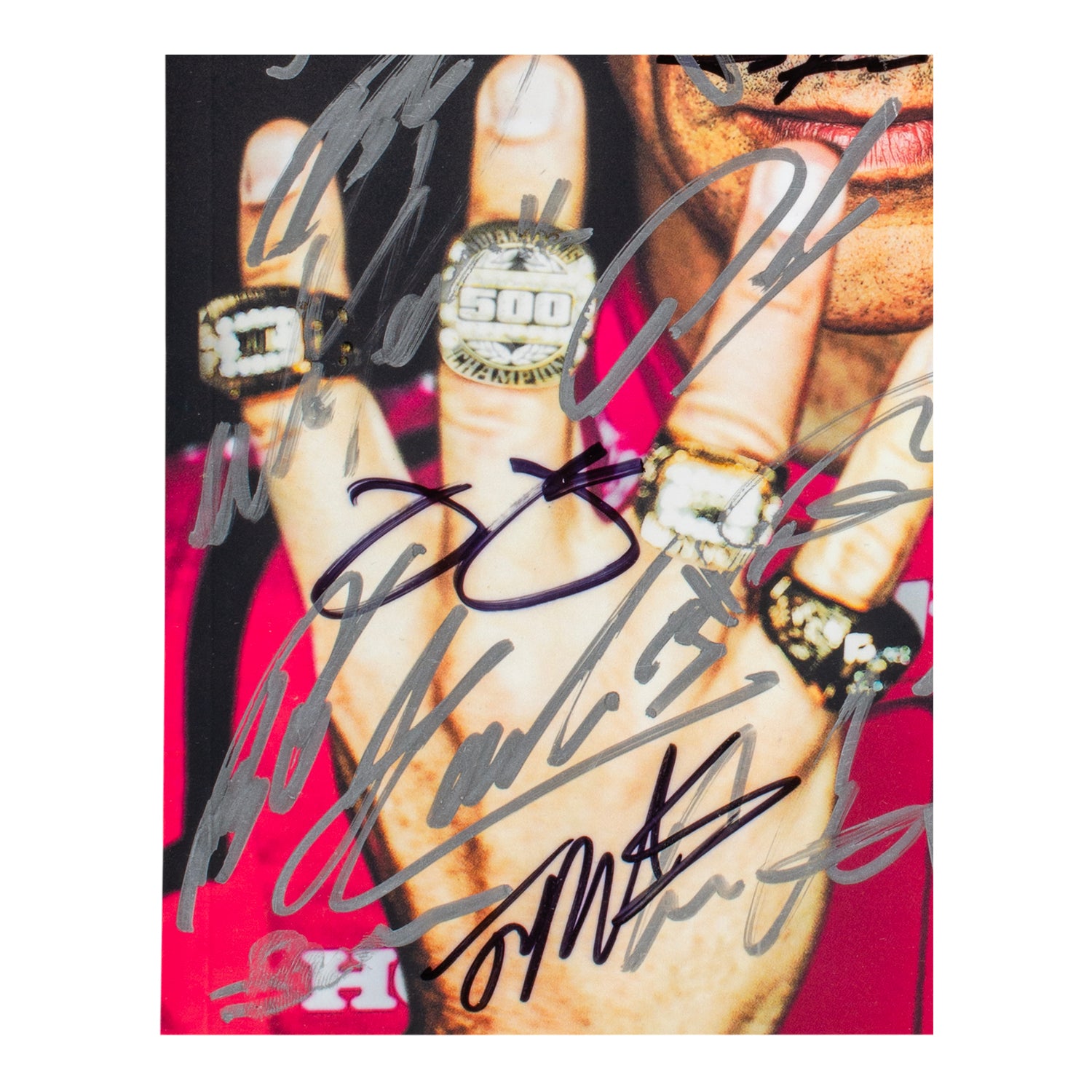 2022 Indy 500 Autographed Program - Bottom Left View