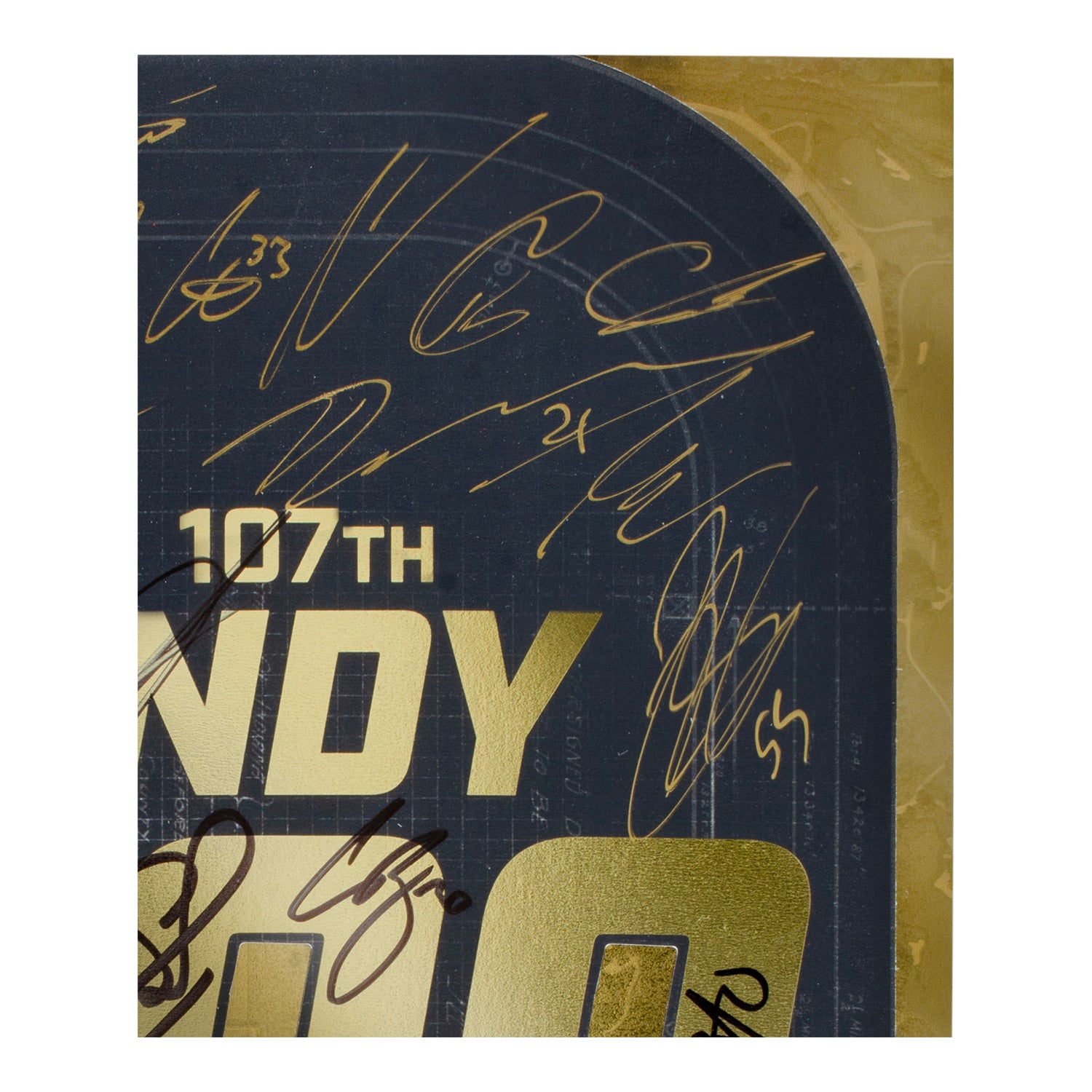 2023 Indy 500 Autographed Program - Top Right View