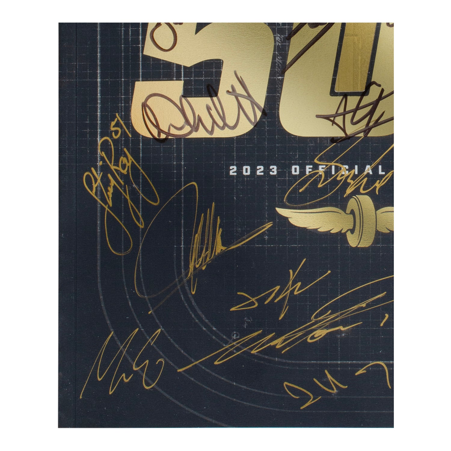 2023 Indy 500 Autographed Program - Bottom Left View