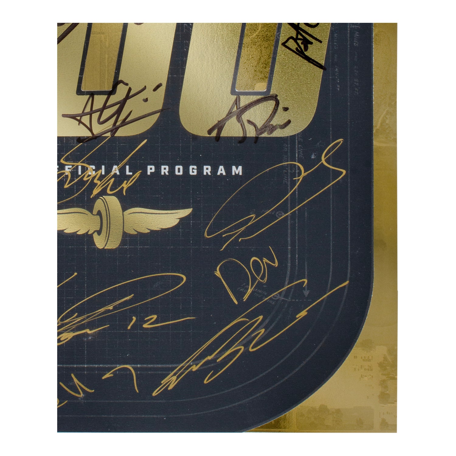 2023 Indy 500 Autographed Program - Bottom Right View