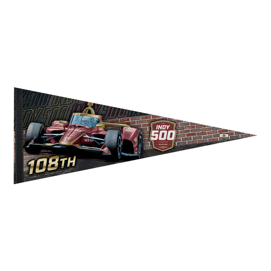 2024 Indy 500 Event Pennant - front view