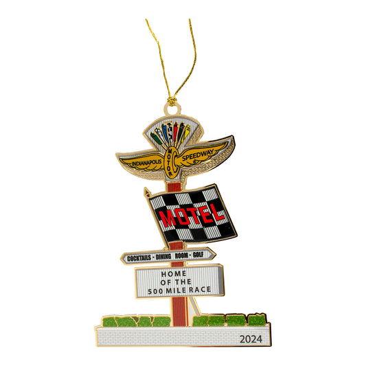 2024 Indianapolis Motor Speedway Holiday Ornament - front view