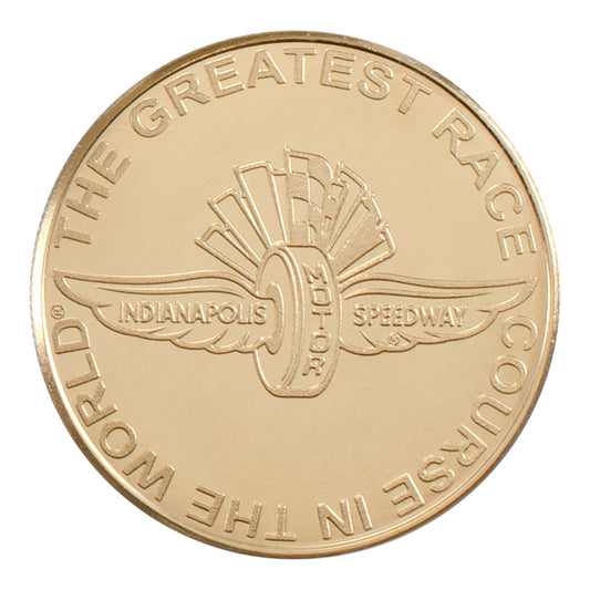 2024 Indy 500 Bronze Coin - back view