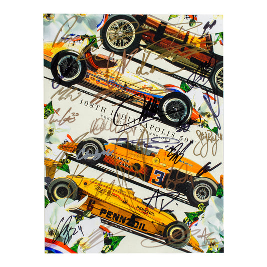 2024 Indy 500 Autographed Program - Front View