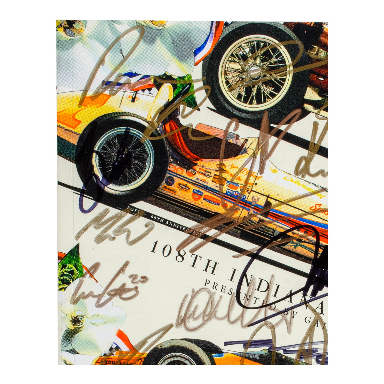 2024 Indy 500 Autographed Program - Top left View