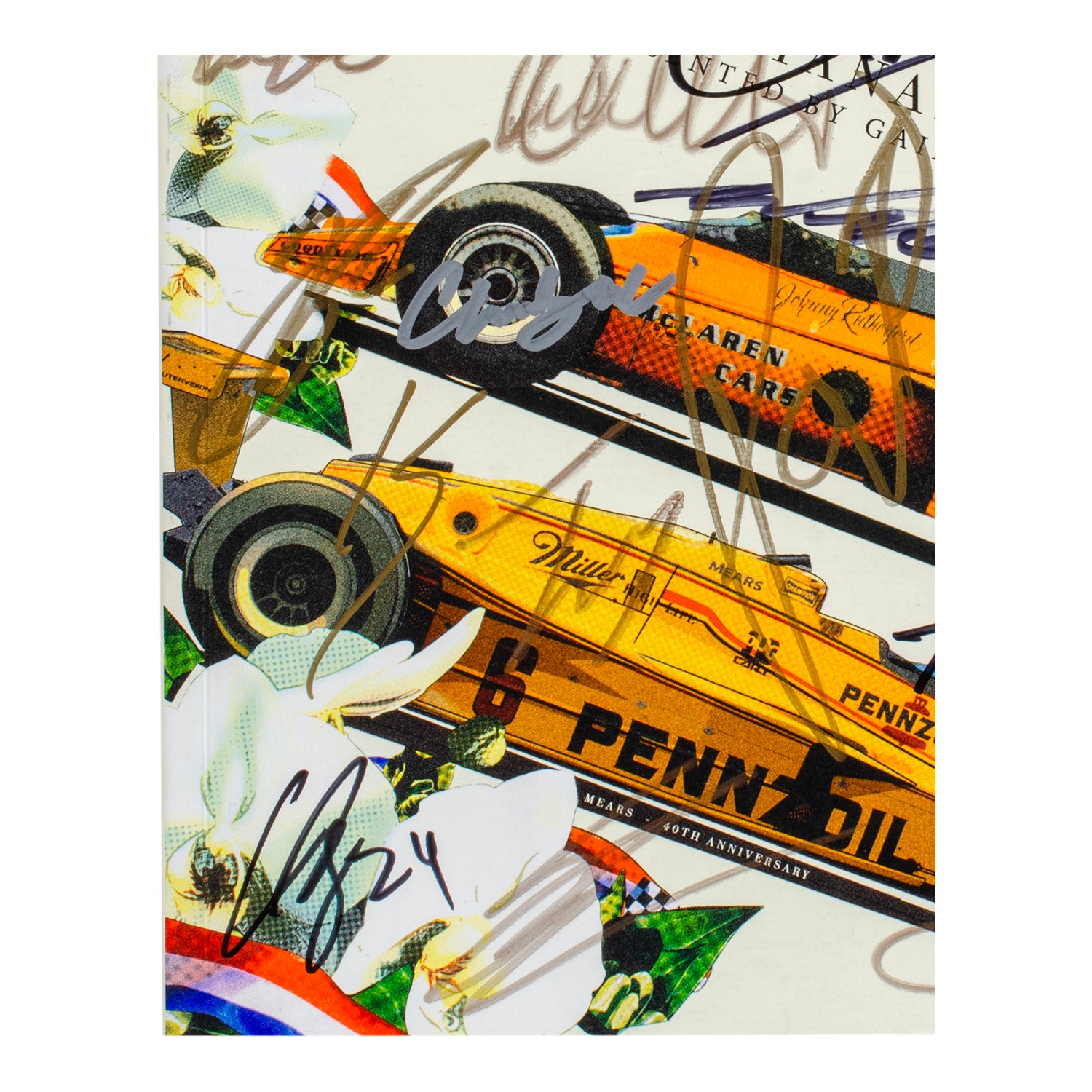 2024 Indy 500 Autographed Program - Bottom Left View