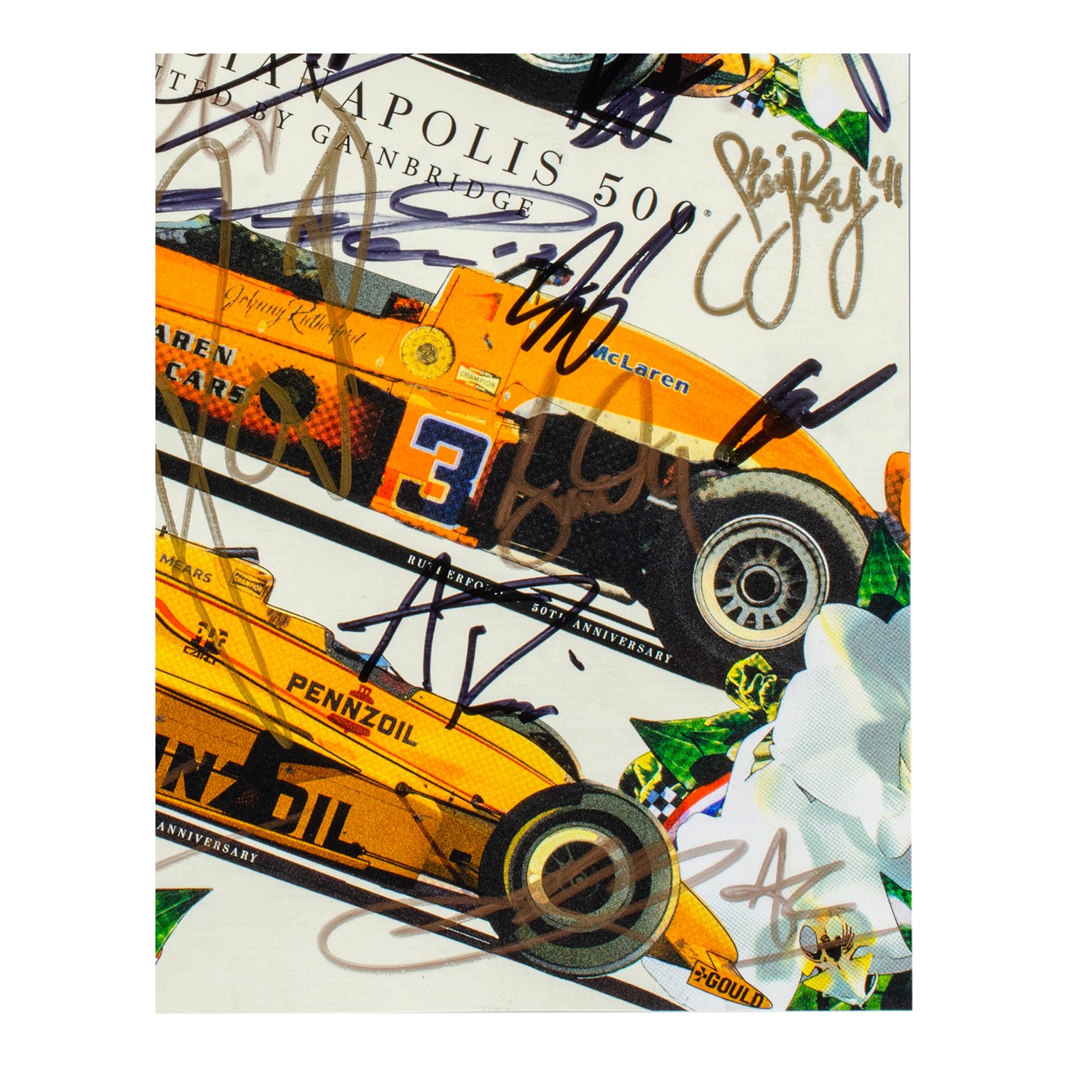 2024 Indy 500 Autographed Program - Bottom Right View