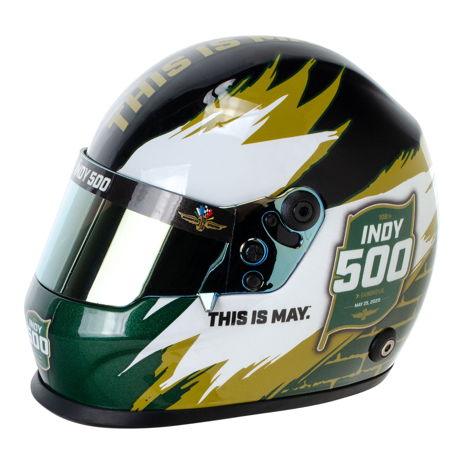 2025 Indy 500 Mini Helmet - Left View