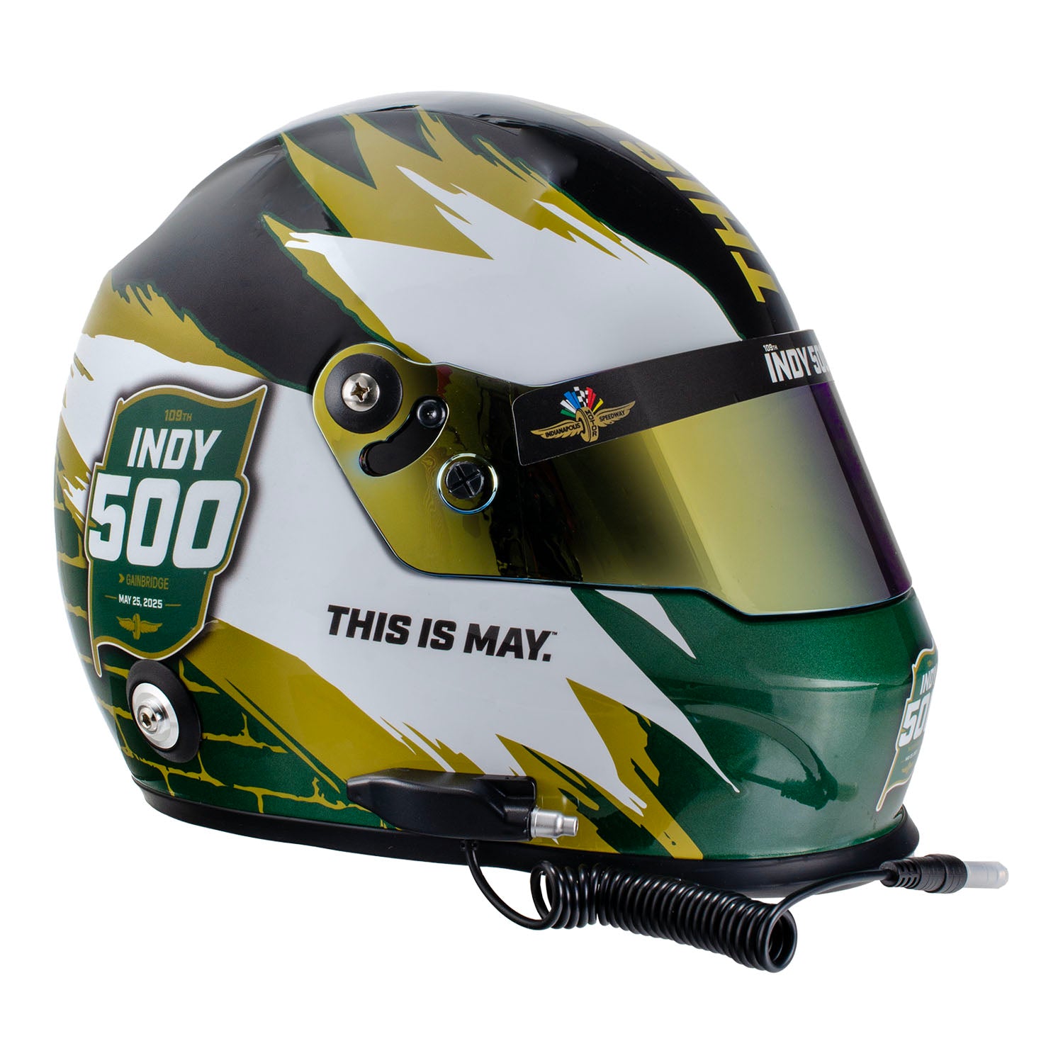 2025 Indy 500 Full Size Helmet - Side View