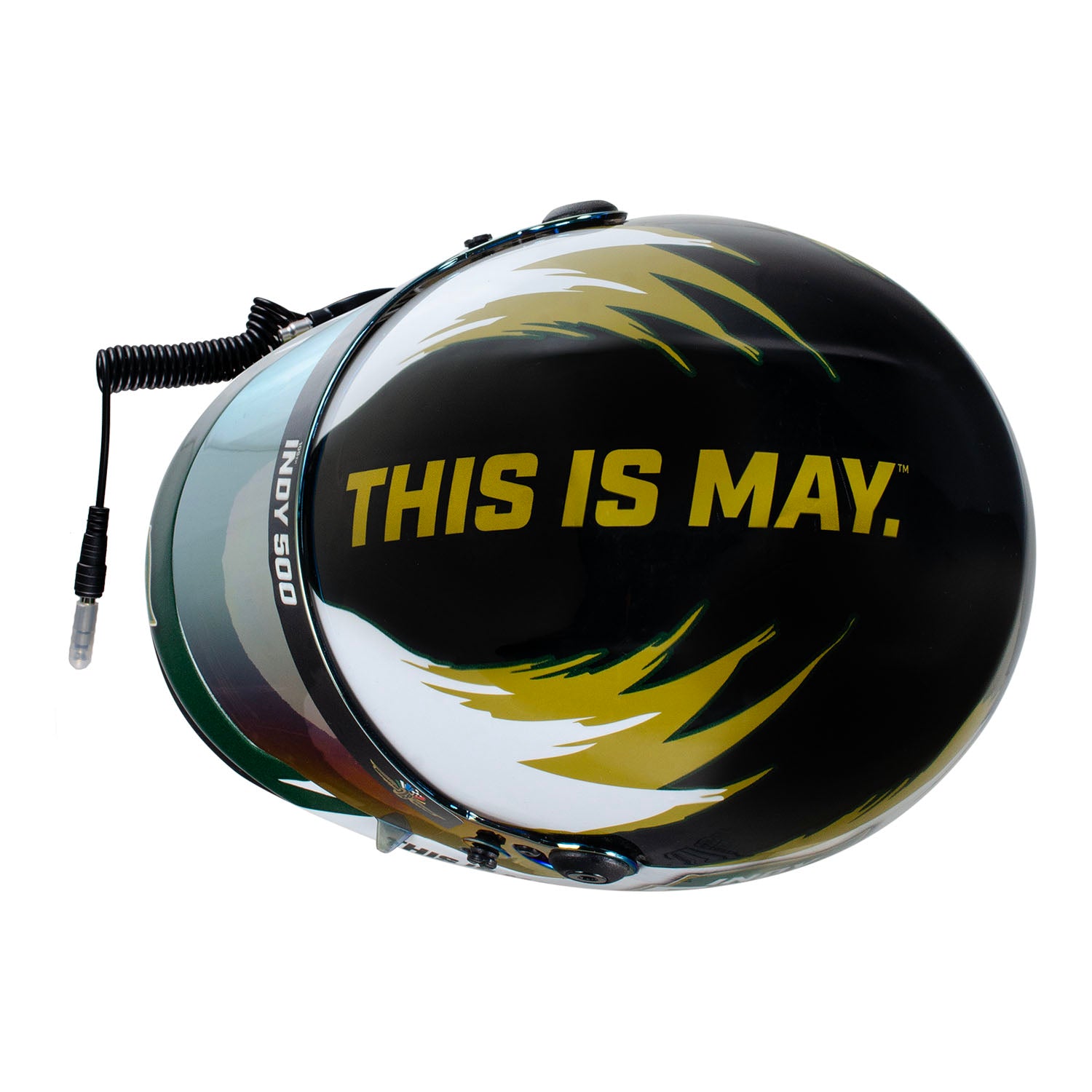 2025 Indy 500 Full Size Helmet - Top View