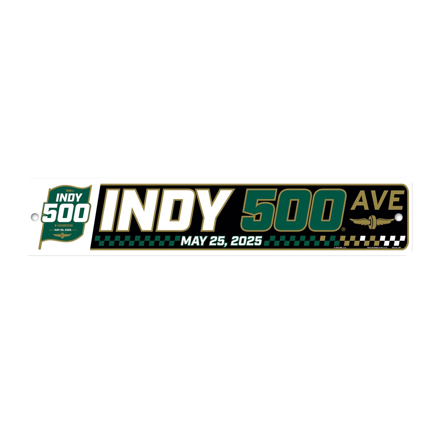 2025 Indy 500 Street Sign