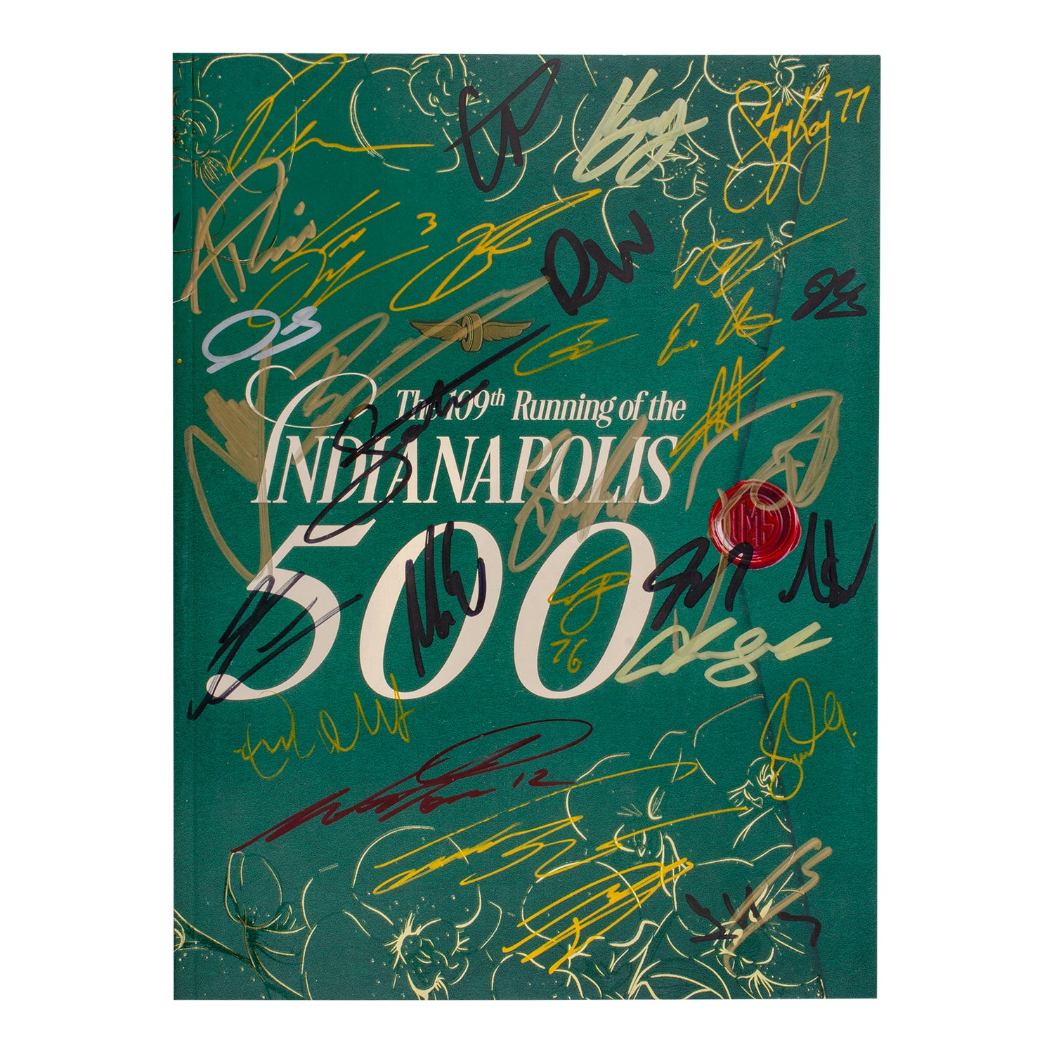 2025 Indy 500 Autographed Program - Front View
