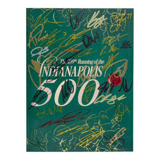 2025 Indy 500 Autographed Program - Front View
