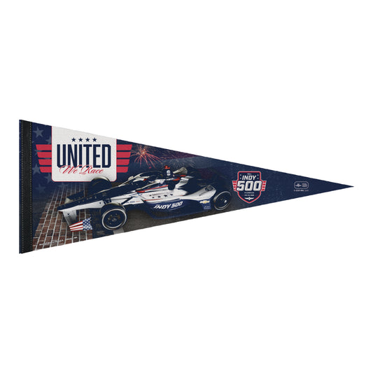 2026 Indy 500 Event Pennant - Front View