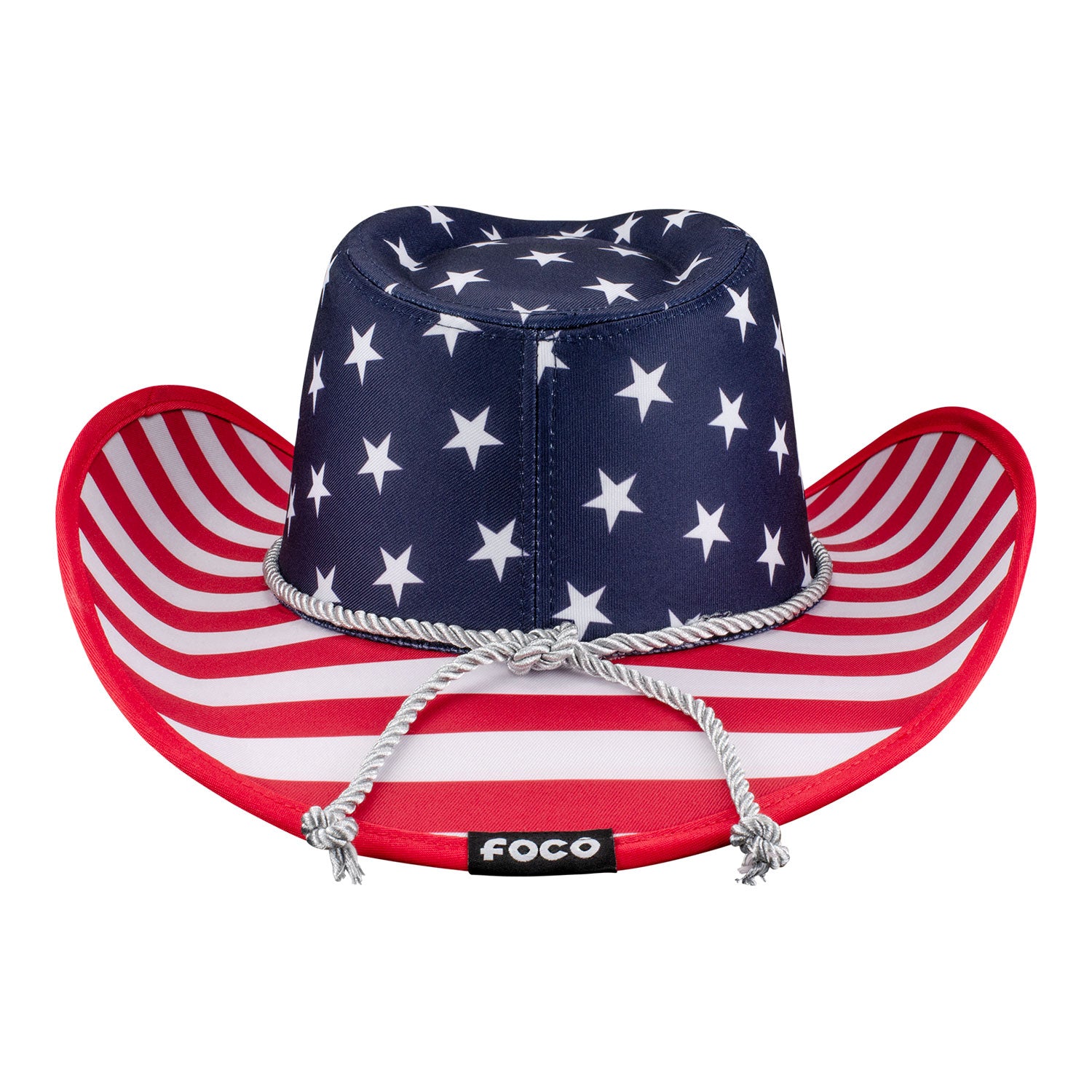 2026 Indy 500 Americana Cowboy Hat in blue - back view