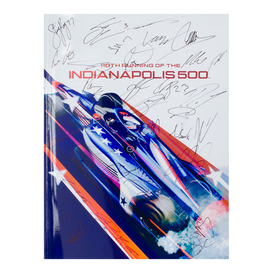 2026 Indy 500 Autographed Program In Multi-Color - Front View