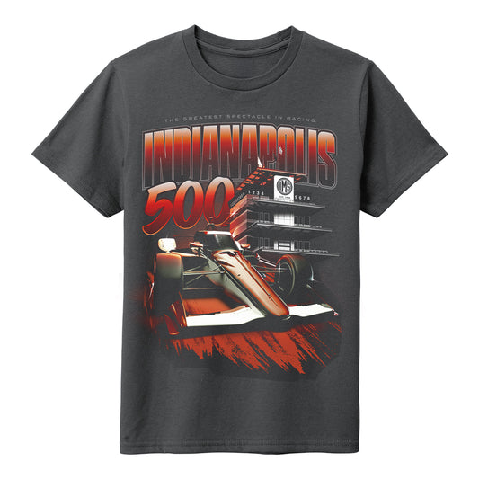 2027 Indianapolis 500 Youth Ghost Car T-Shirt - Front View