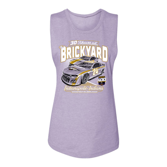 2024 Brickyard 400 30th Anniversary Ladies Tank Top - front view