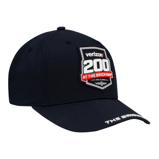 2023 Brickyard Limited Edition Hat in black, front view