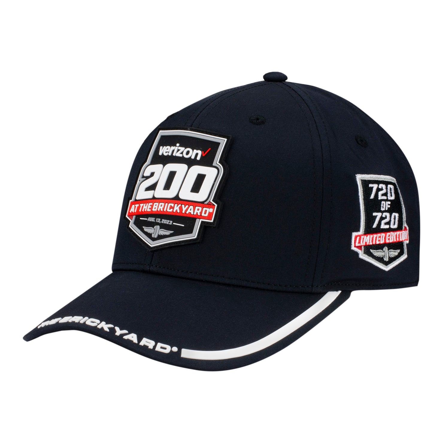 2023 Brickyard Limited Edition Hat in black, front view