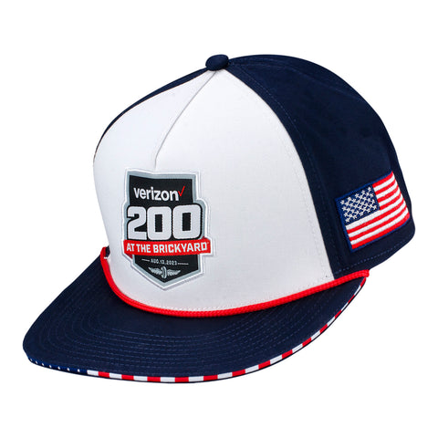2023 Brickyard Americana Rope Hat