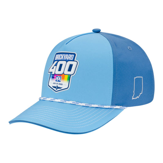 2025 Brickyard 400 Rope Hat in Blue - Front Left View
