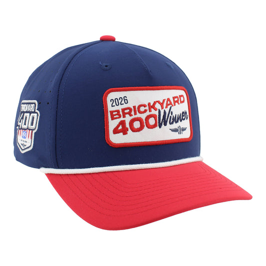 2026 Brickyard 400 Winner Hat in Blue - Front Right View
