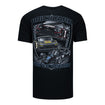 2023 Brickyard Triple Header T-Shirt in black, back view