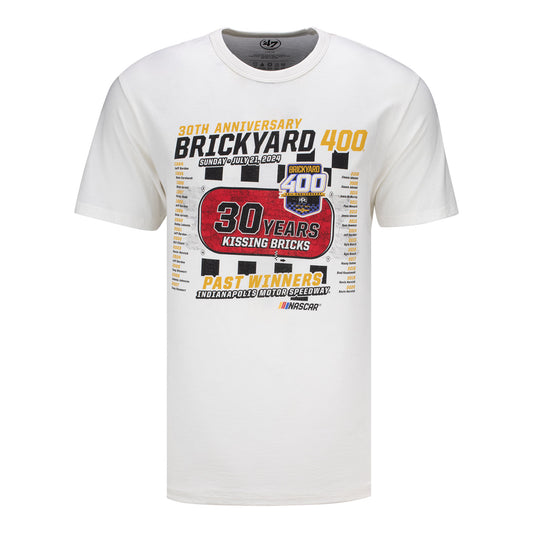 2024 Brickyard 400 30th Anniversary Past Winners T-Shirt - Front View