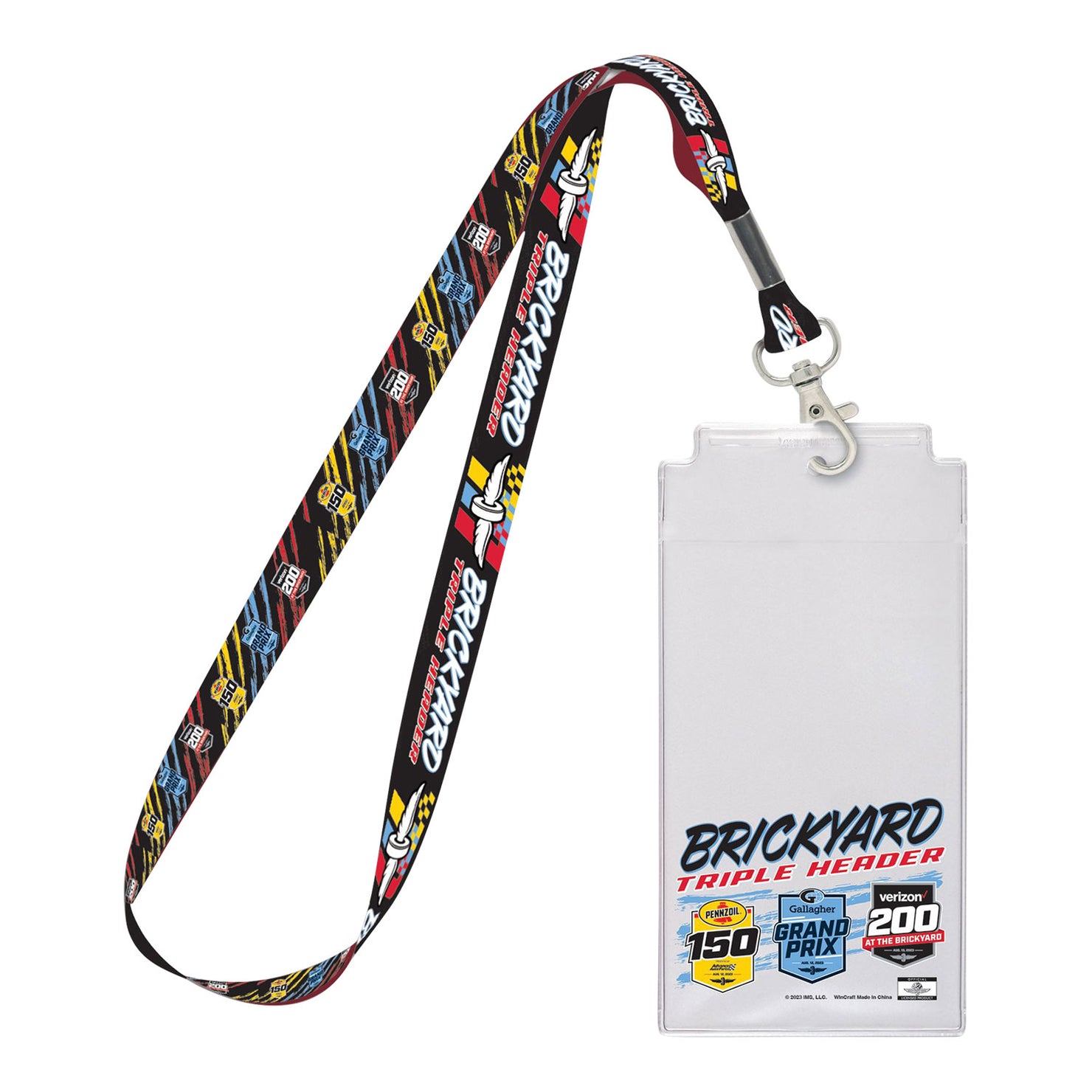 2023 Brickyard Triple Header Weekend Credential Lanyard Set