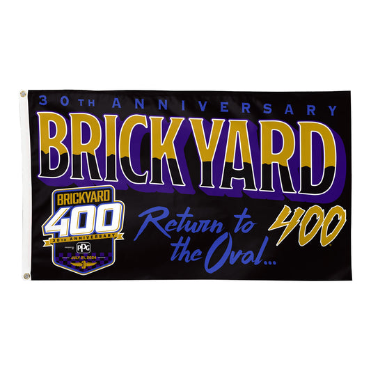 2024 Brickyard 400 3x5 Flag - front view