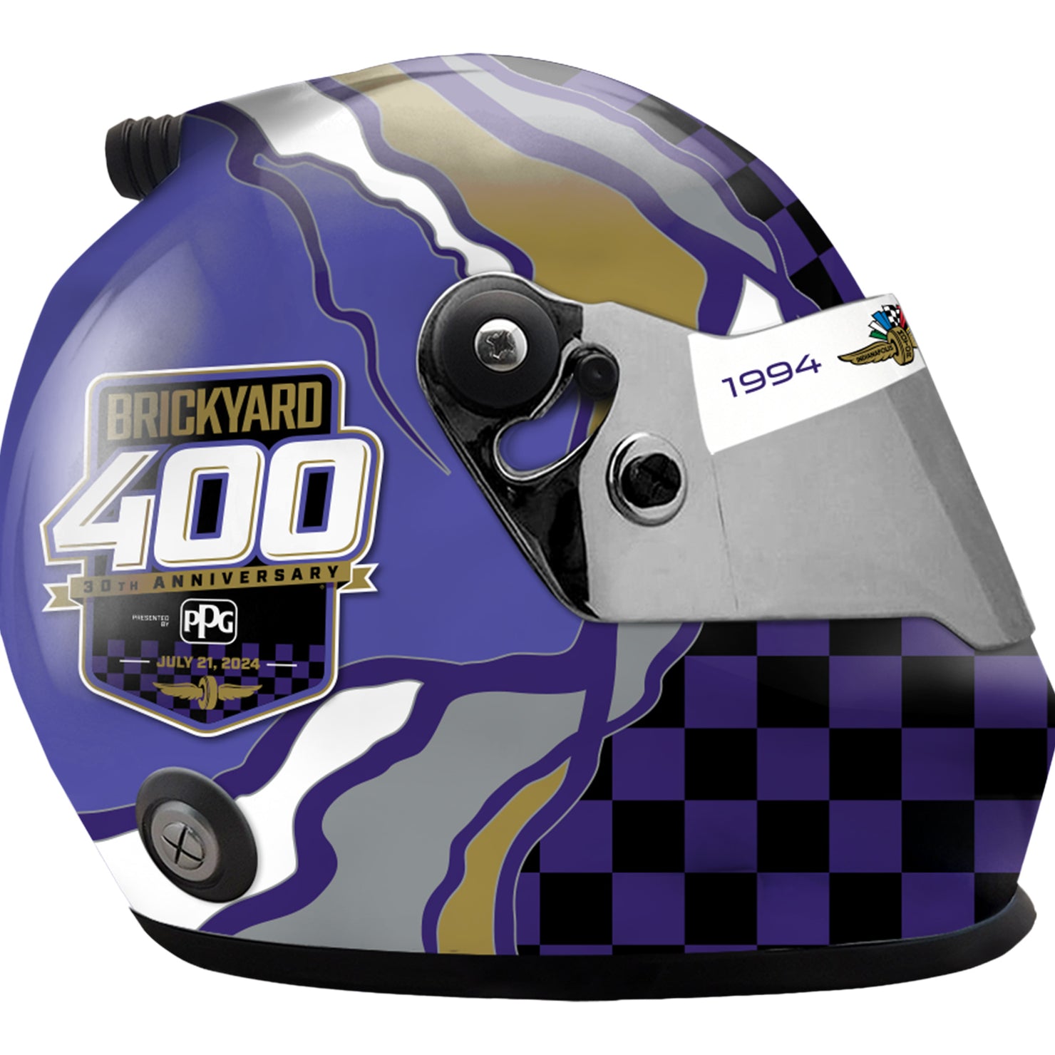 2024 Brickyard 400 30th Anniversary Mini Helmet