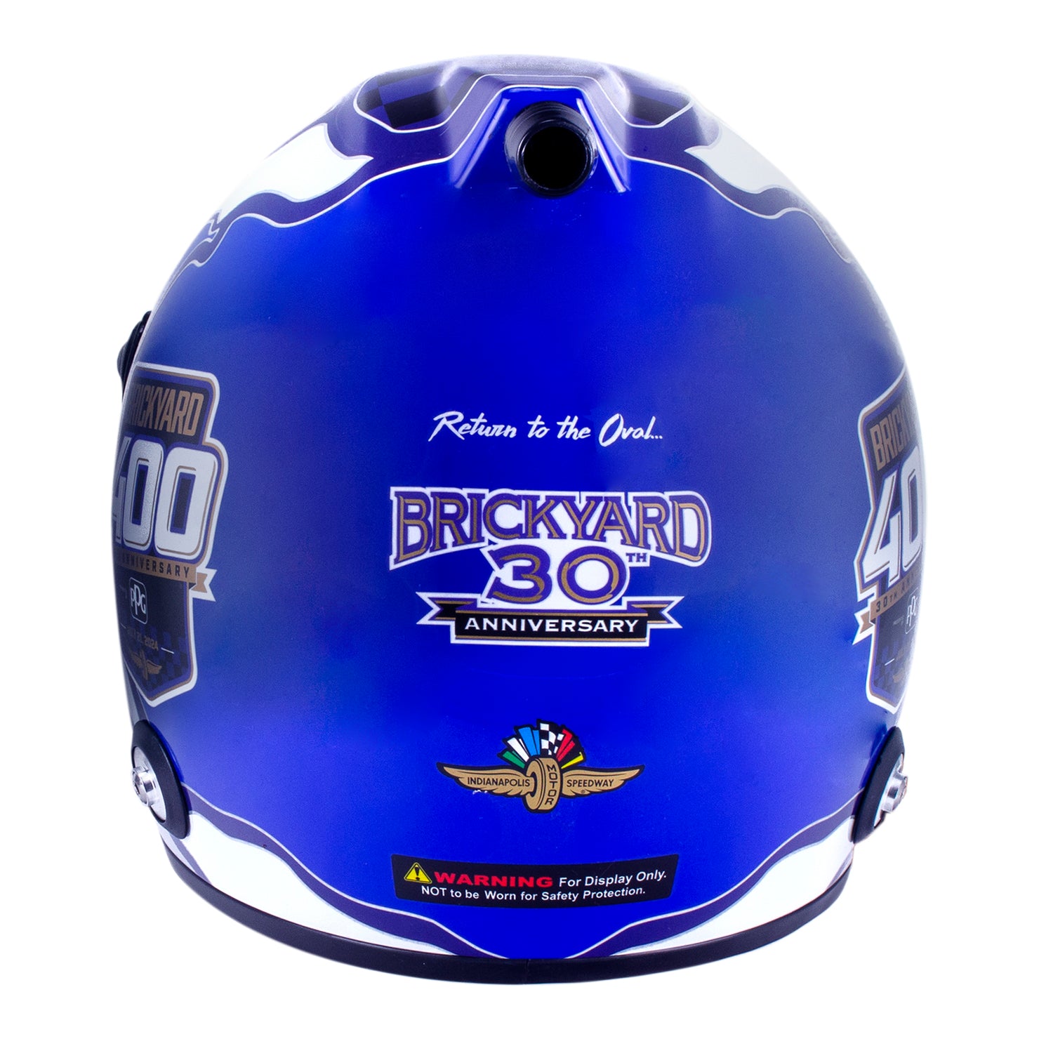 2024 Brickyard 400 30th Anniversary Full Size Helmet - Rear View