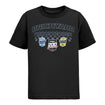 2023 Youth Brickyard Triple Header T-Shirt in Black - Front View