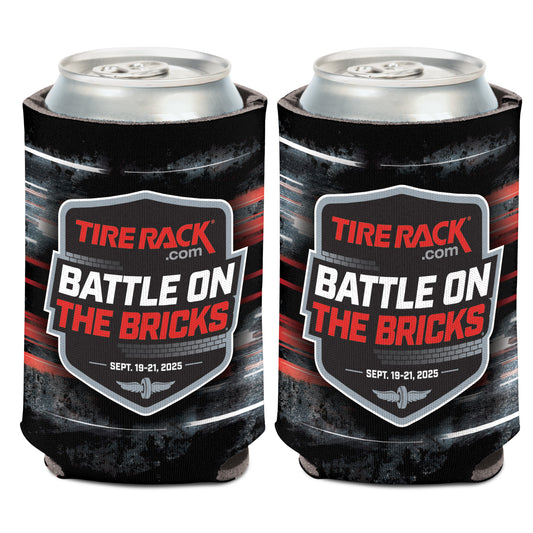 2025 IMSA Event Can Cooler 12oz - Front and Back View 