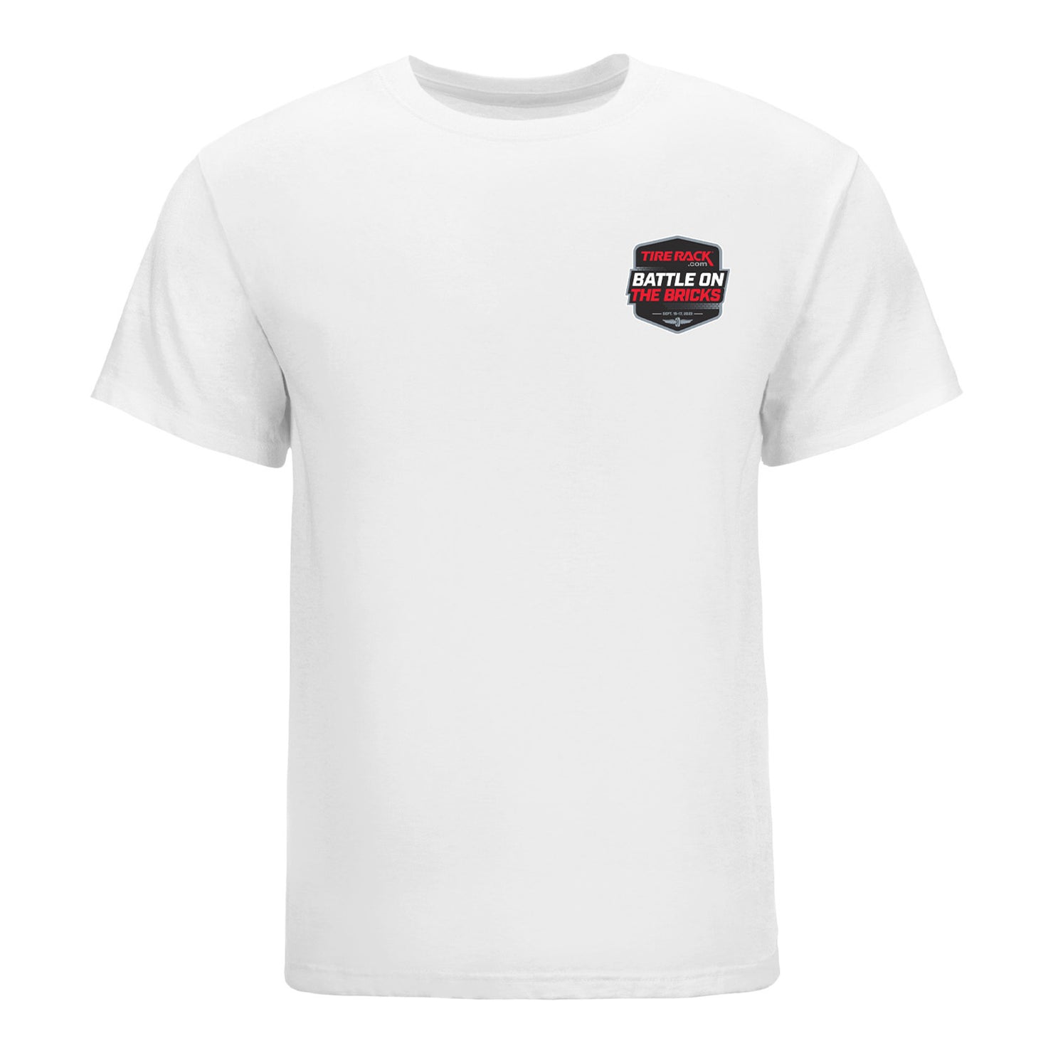 2023 IMSA Two Sided Logo Shirt White - front view