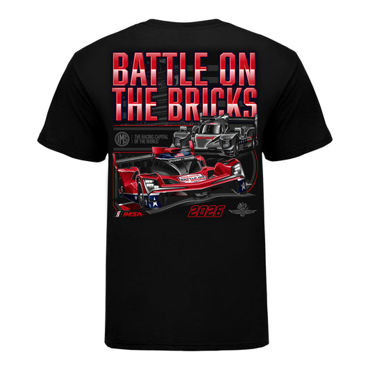 2026 IMSA Battle on the Bricks Ghost Car in Black - Back View