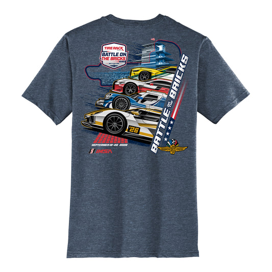 2026 IMSA Car Classes T-shirt in Grey - Back View