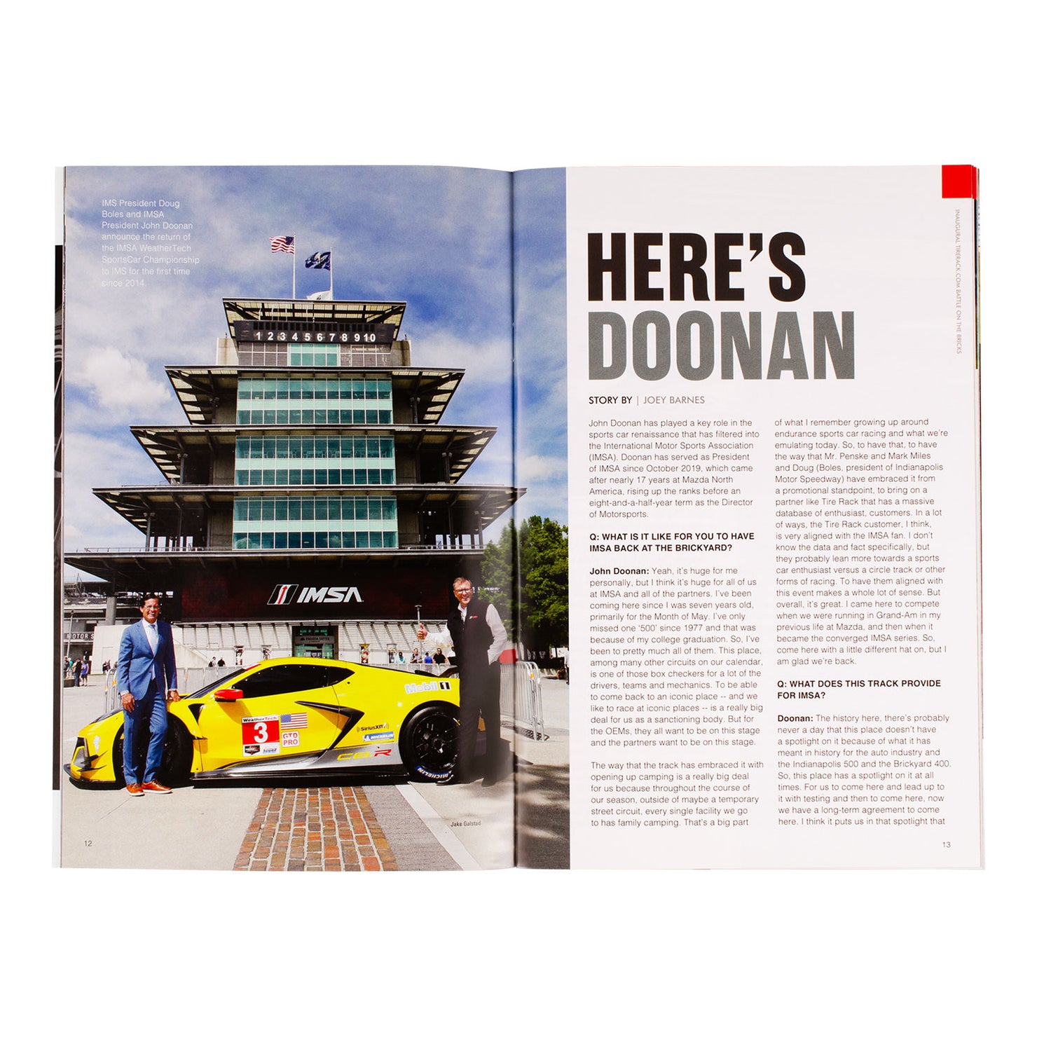 2023 IMSA Race Program - inside pages view