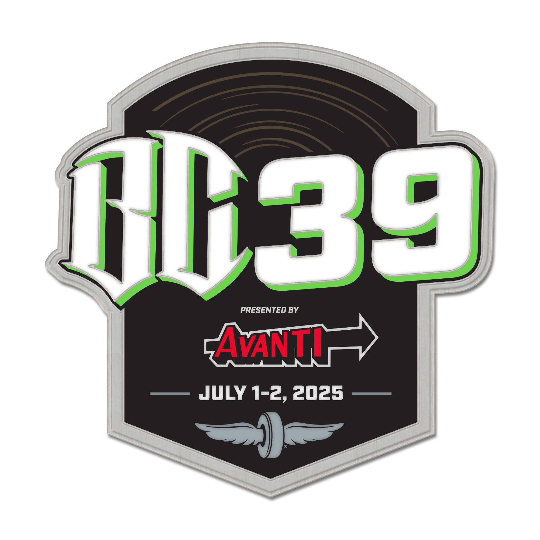 2025 BC39 Event Hatpin - Front View