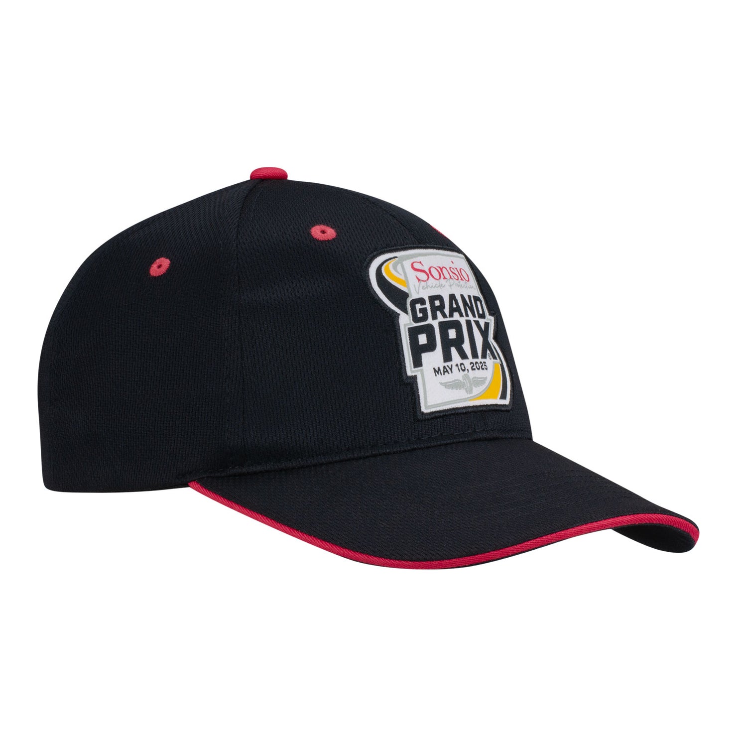 2025 Sonsio Grand Prix Hat in Black - Front Right View