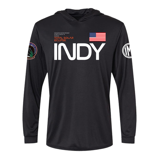 2024 INDY IMS Total Solar Eclipse Performance Hoodie - front view