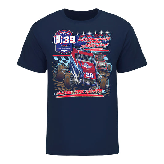 2026 BC39 Entry Lineup Shirt in Blue - Front View