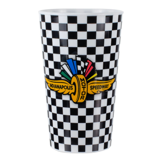 Wing Wheel Flag 4 Pack Tumbler Cup Set - Front View