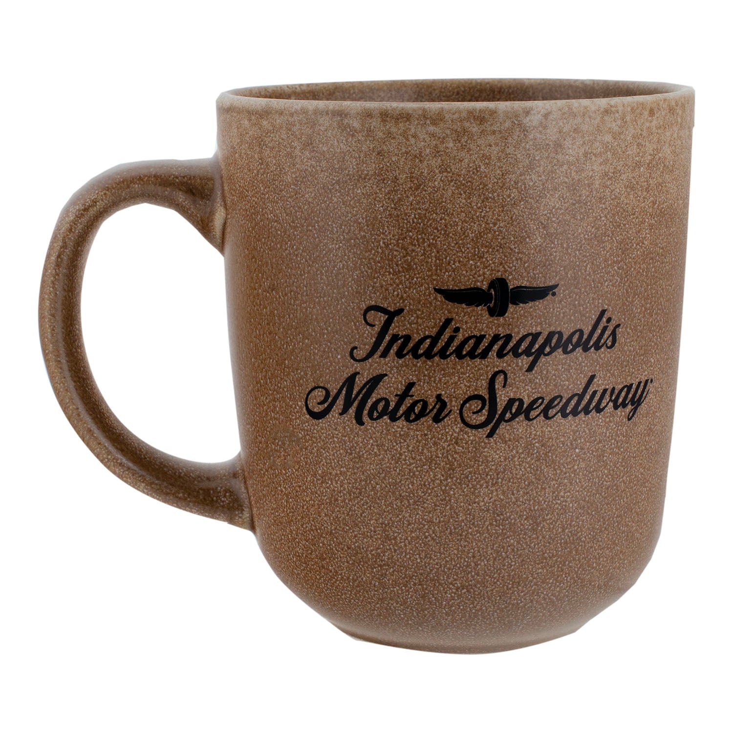 Indianapolis Motor Speedway Comfort Mug 17oz in Brown - Front View